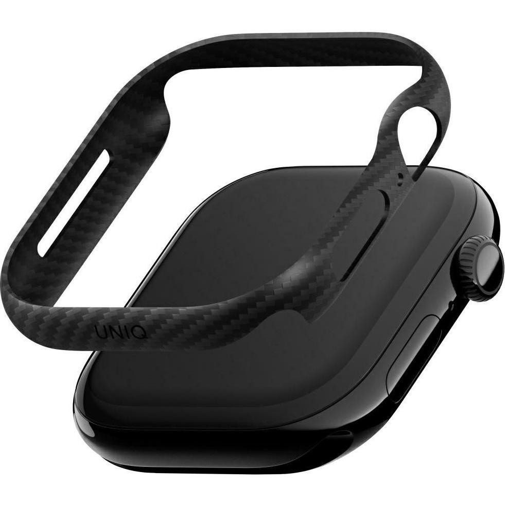 Uniq Case Keva Verge for Apple Watch Series 10 / 11 46mm black, Accessori per smartwatch, Nero