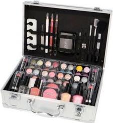 Zmile Cosmetics Makeup Case Set Aluminium Professional Quality with French Manicure 58 Pieces Aluminium Case VEGAN