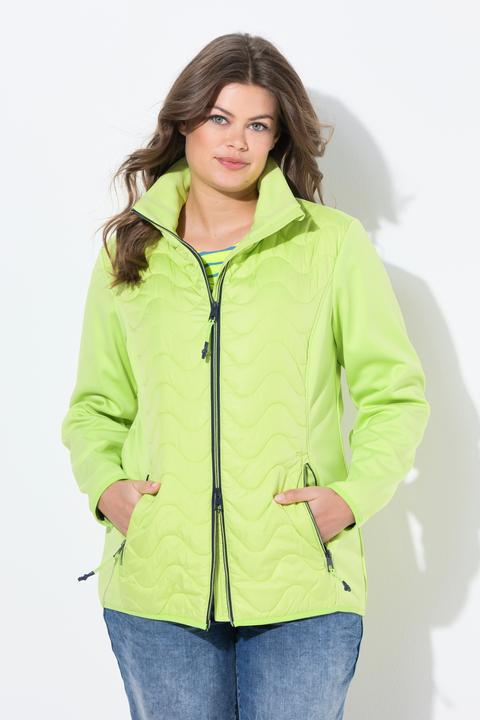 Actual product image Laurasøn Quilted Jacket With Stand-Up Collar And Zipper (56)