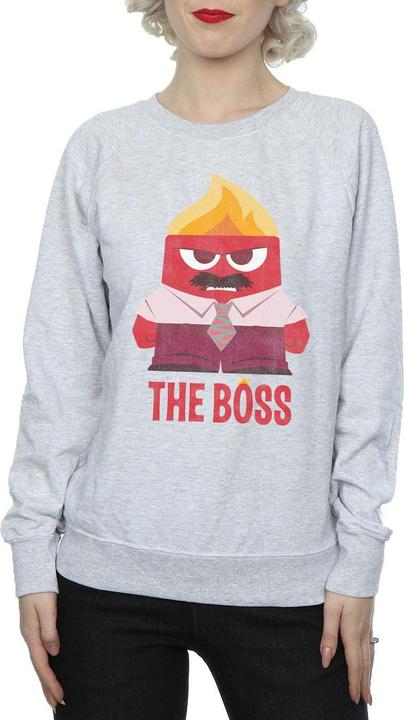 Actual product image Disney Womens/Ladies Inside Out Anger The Boss Sweatshirt (XXL)