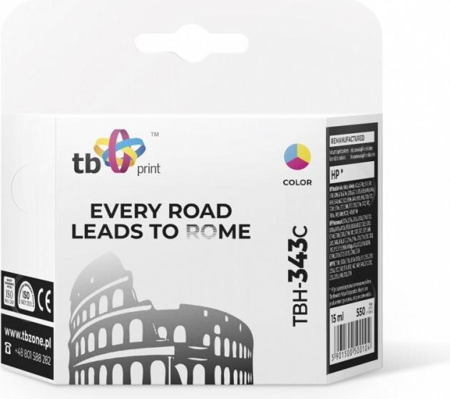 Produktbild Lenovo Tusz do HP Nr 343 - C8766EE TBH-343C Kolor ref.