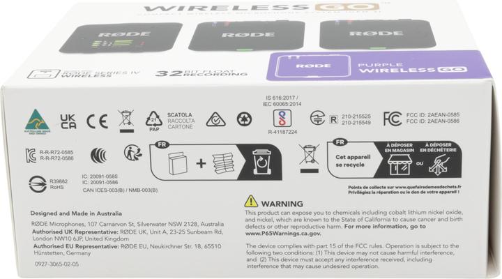 Actual product image RØDE Wireless GO (Gen 3)