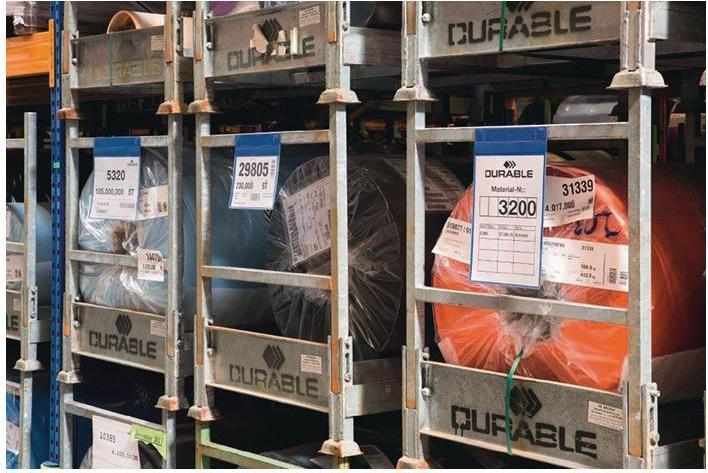 Immagine prodotto Durable Neodimio magnetico tasca A4 paesaggio (A4, Attraverso, 10 pz.)