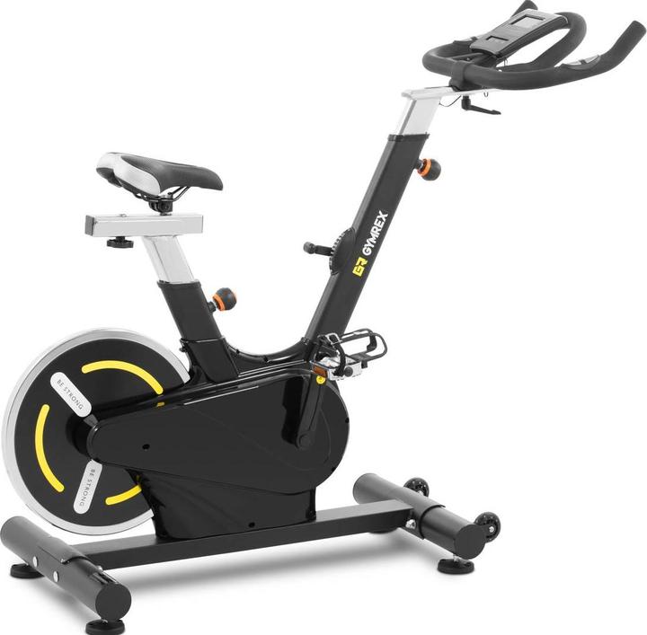 Gymrex Heimtrainer Fahrrad Fitness Ergometer Hometrainer Trimmrad Indoor  Bike bis 130kg