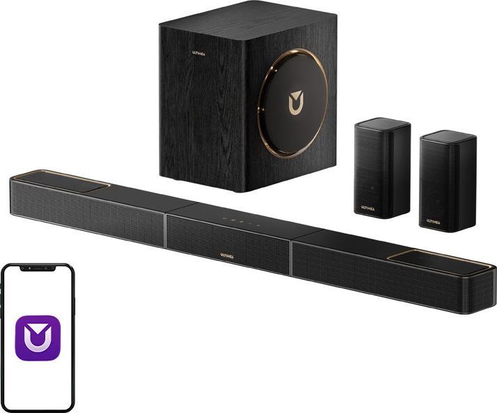 Immagine prodotto Ultimea Skywave X40 Soundbar (530 W, 5.1.2 Canale)