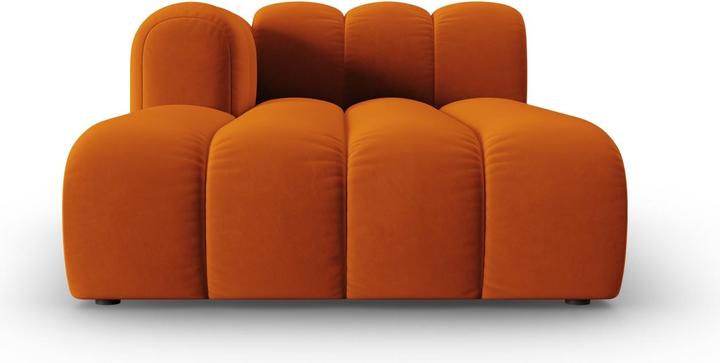 Image du produit Micadoni Velours Méridienne Gauche, "Lupine", 2 Places, 117x177x70Fabriqué en Europe (Recamière)