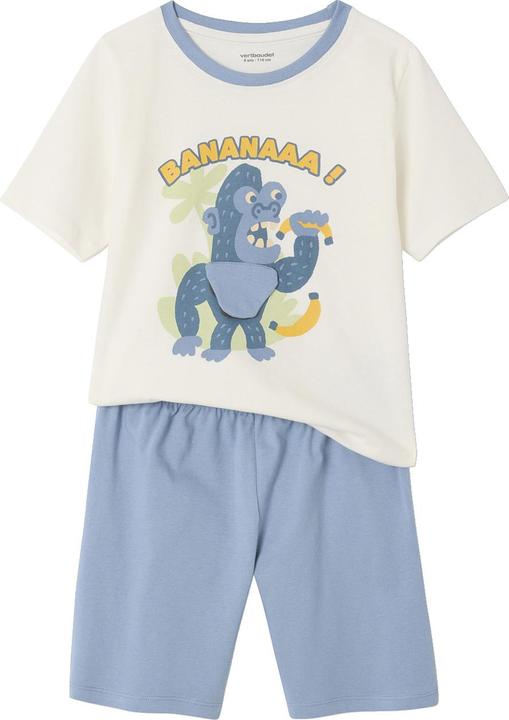Immagine prodotto Vertbaudet Bio-Kollektion: 2er-Pack Jungen Sommer-Schlafanzüge mit Gorilla (110)