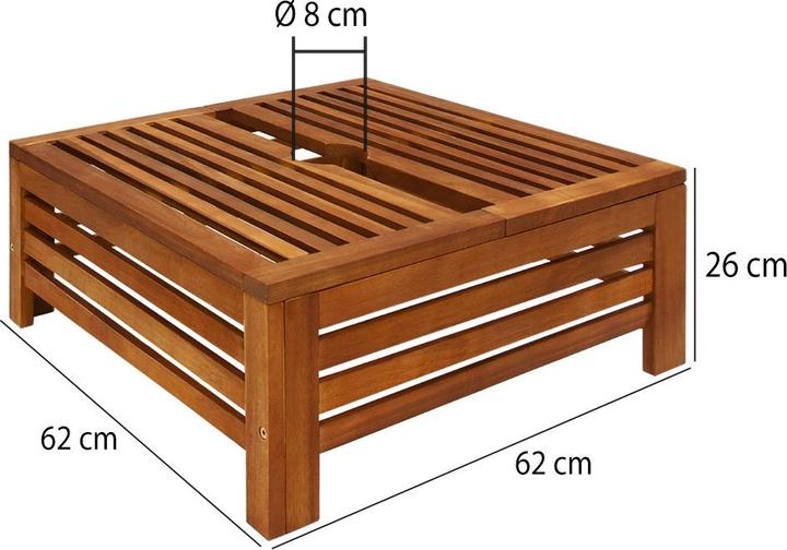 Actual product image Deuba Parasol stand