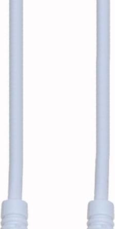 Image du produit E+P HFW 2 2.5m coax plug coax jack blanc Câble coaxial (90 dB, Câble d'antenne)