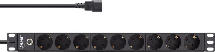 Actual product image InLine 19" power strip (9 x, C14, IEC 320, 2 m)