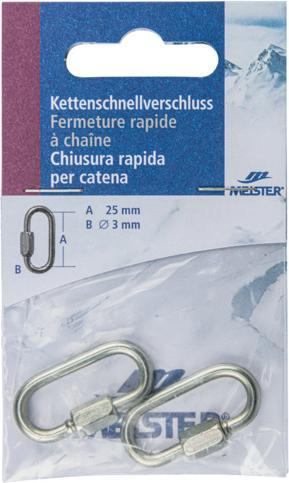 Image du produit Meister Maillon Rapid 25x3mm galvanisé (0.03 m)