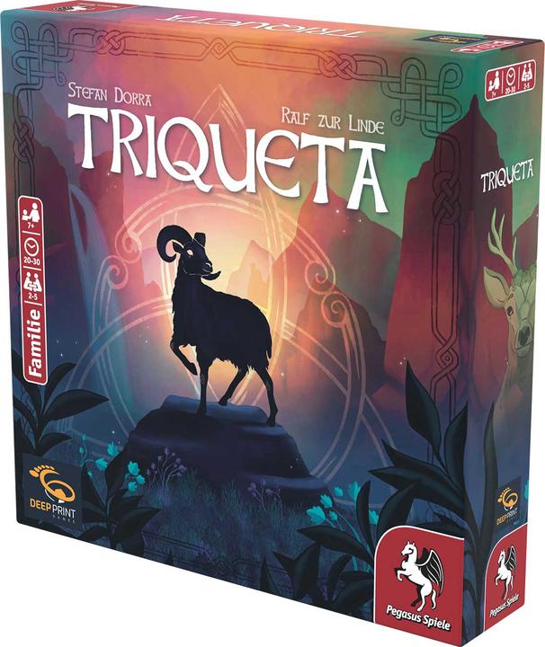 Actual product image Pegasus Triqueta Big Box (Deep Print Games) (German, 2 - 5 Players)