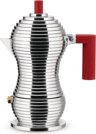 Actual product image Alessi Percolator Pulcina - MDL02/1 R - Rood - 1 kops - door Michele De Lucchi (1 T.)