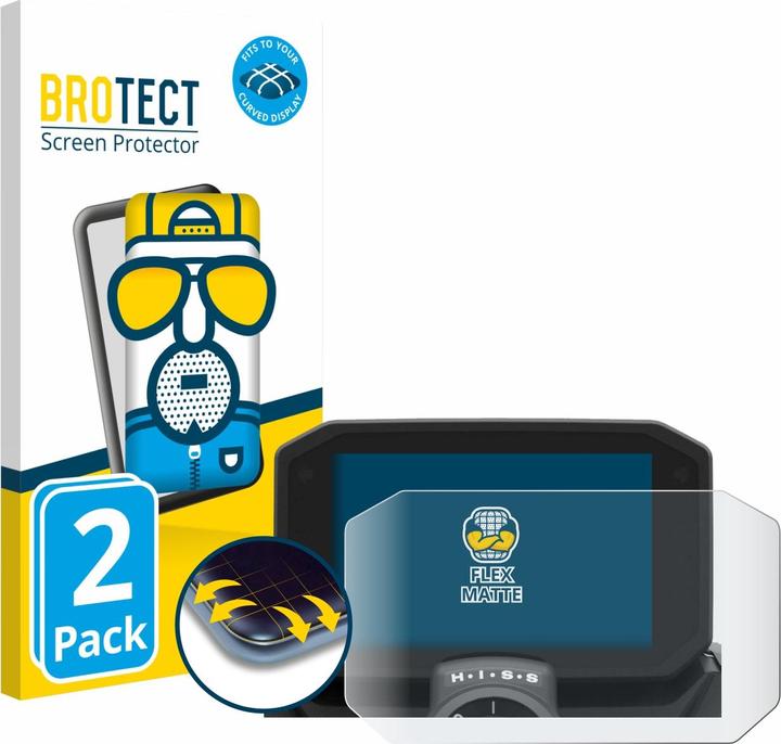 Produktbild BROTECT Fullscreen Schutzfolie Displayschutz Folie Matt Entspiegelungsfolie