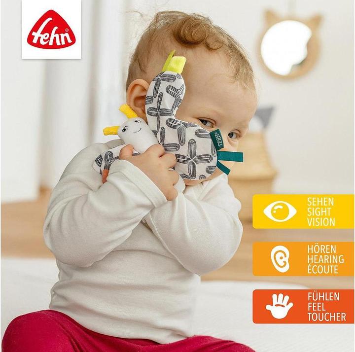 Actual product image Fehn Greifling Knister-Schmetterling Mehrfarbig, Material