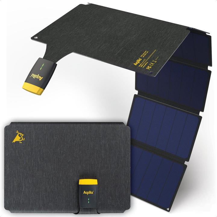 Actual product image Aqiila Sunbird P56 - Foldable solar panel (56 W, 1.34 kg)