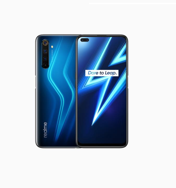 Image du produit realme 6 Pro (128 Go, Bleu éclair, 6.60", Double SIM hybride, 4G)