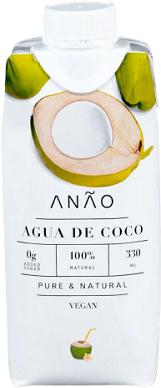 Produktbild Anão Coconut water pur Agua de Coco do Brasil Tetra à 330ml (1 x 33 cl)