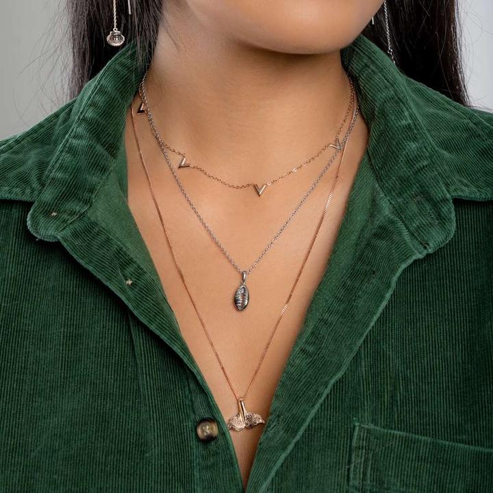 Produktbild Bijouteria Silber-Halskette (Gold Beschichtung, Silber 925, 50 cm)