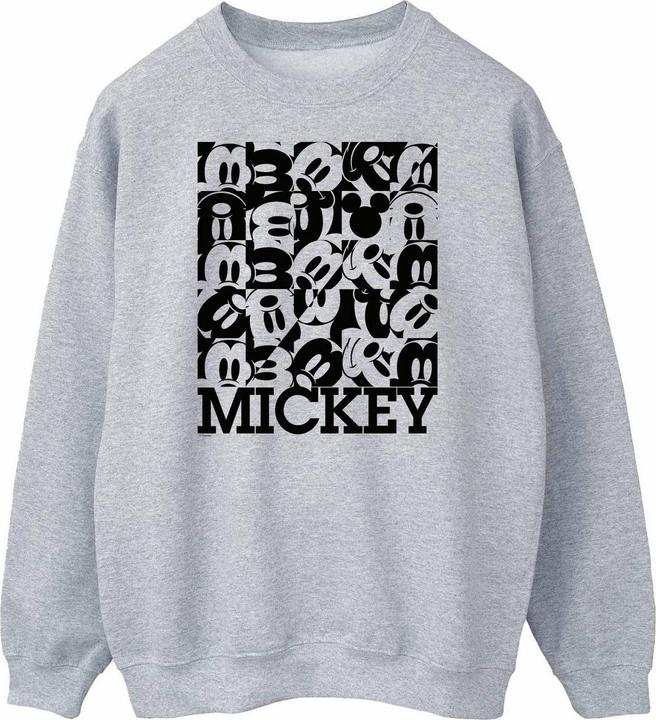 Actual product image Disney Mens Mickey Mouse Grid Sweatshirt (XL)