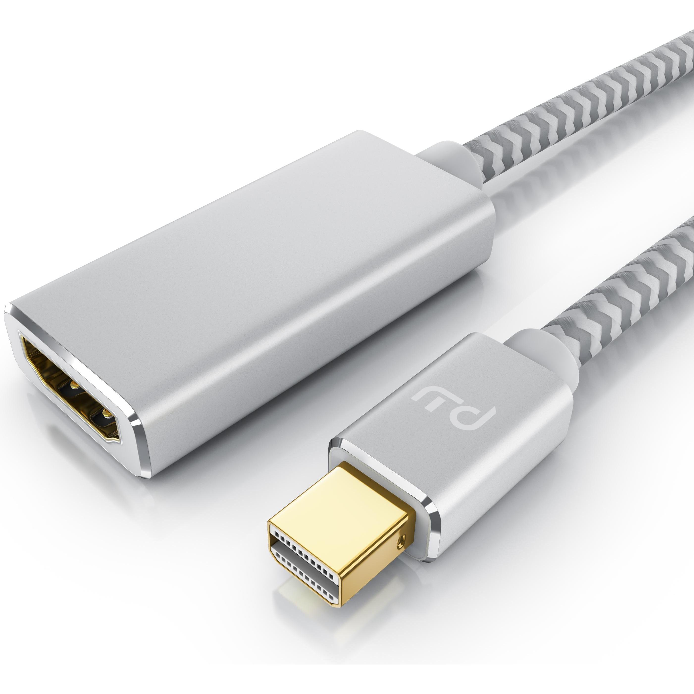 Primewire 4K Mini Displayport zu Hdmi 2.0 Adapter, Mini DP Kabel, mDP Adapter, 4K@60Hz, Thunderbolt (0.20 m, HDMI), Vide...