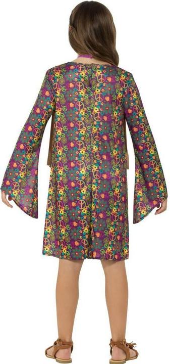 Actual product image Smiffys Girls Hippie Costume Set (110, 116)