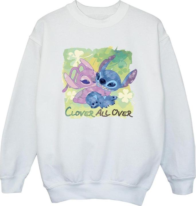 Immagine prodotto Disney Lilo And Stitch St Patrick's Day Clover Felpa Ragazze (104)