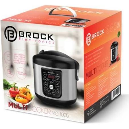Thumbnail - Brock Electronics MC 1005 Multifunktionstopf MC 1005, Dampfgarer + Reiskocher, Schwarz