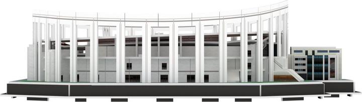 Actual product image Pro Lion VfB Stuttgart Stadion MHP Arena 3D Puzzle (88 pieces)