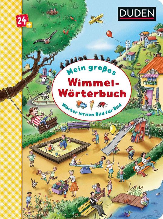 Actual product image Duden 24+: Mein grosses Wimmel-Wörterbuch (German, Stefanie Scharnberg, 2021)