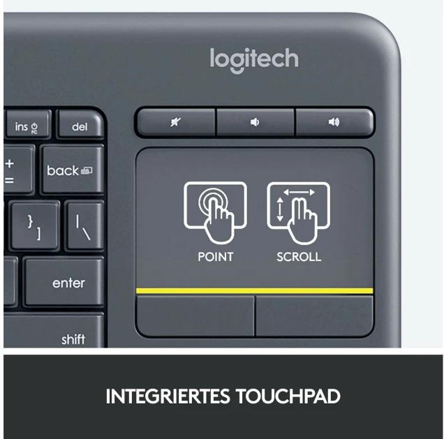 Image du produit Logitech K400 Plus (Suisse (QWERTZ), Sans fil)