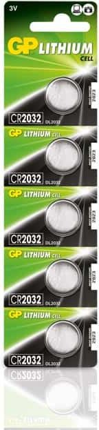 Immagine prodotto GP Batteries Cr2032 (5 pz., CR2032, 220 mAh)