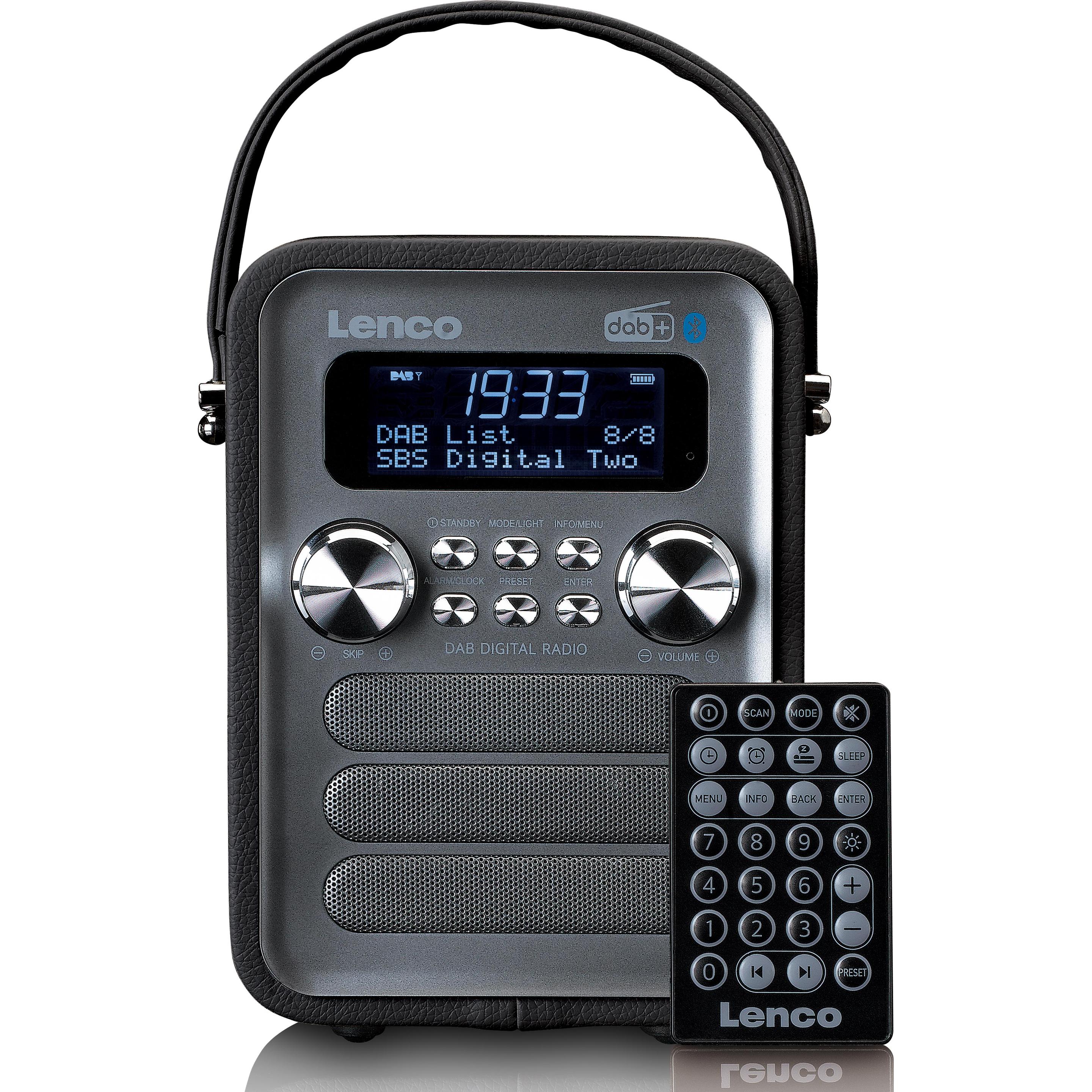 Lenco PDR-051 (FM, DAB+, Bluetooth), Radio, Schwarz