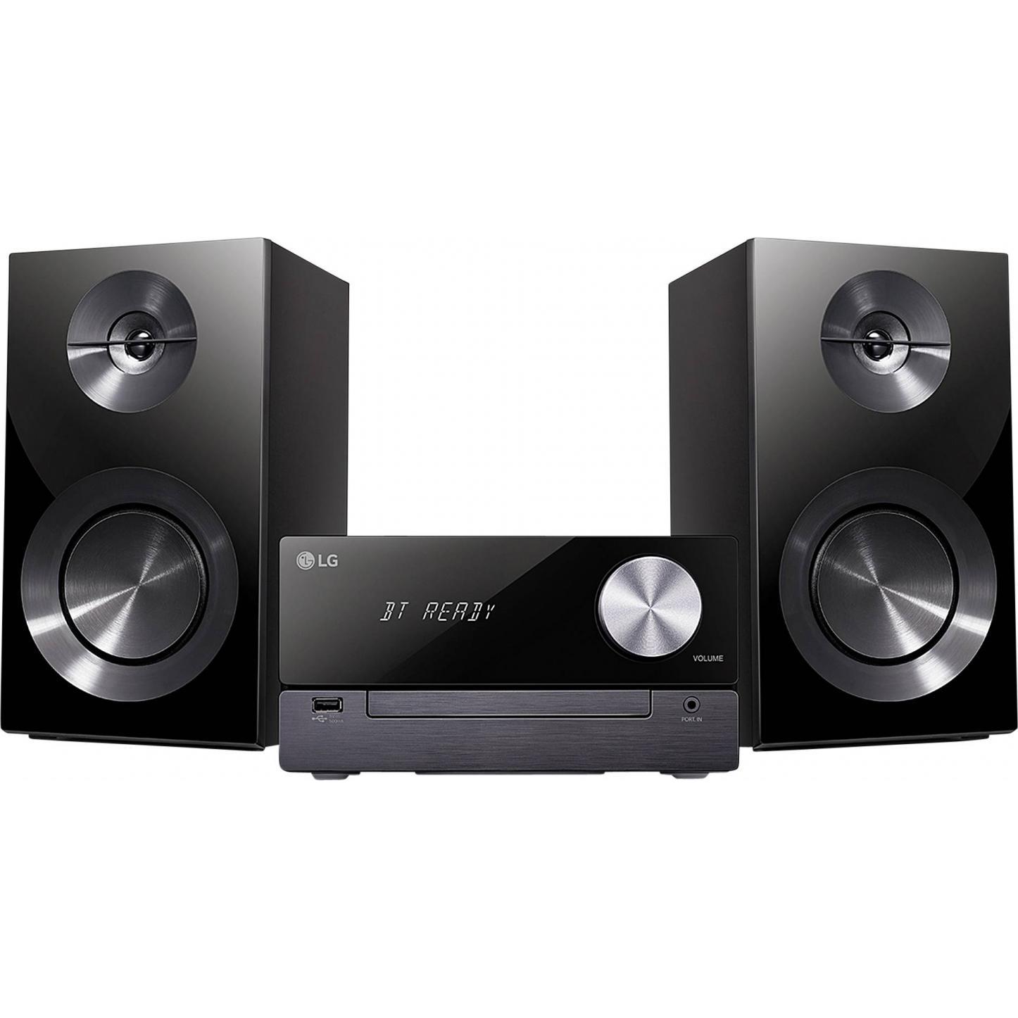 LG CM2460 (Bluetooth, 1x 100 W), Stereoanlage, Schwarz