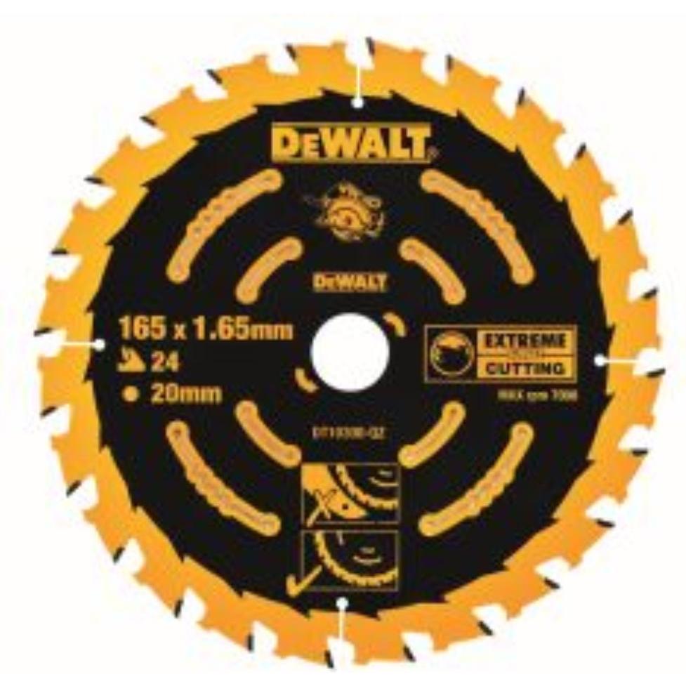 DeWalt, Sägeblatt, KSB 165x20 40 WZ 18° für DWE550 DT10301