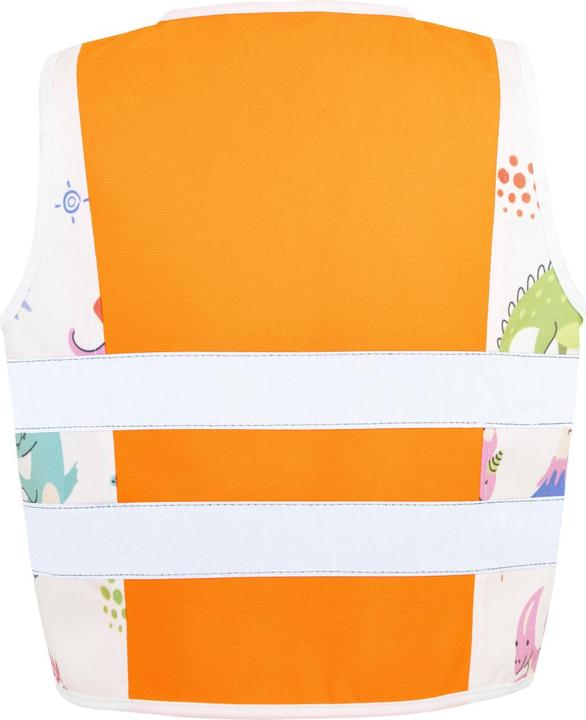 Produktbild Korntex Kinder Warnweste Dinosaurs Orange/Brachiosaurus CO2 Neutral XS EN 17353 ® ACTDINBRA (XS)