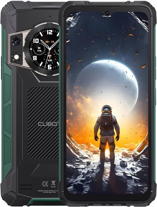 Actual product image Cubot Smartphone KING KONG ACE 2 6,56 6 GB RAM 128 GB (128 GB, Green, 6.56", Dual SIM, 4G)