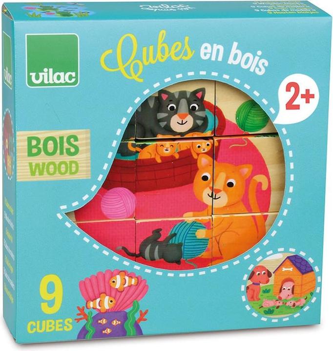 Immagine prodotto Vilac Puzzle a cubo "Animali (9 pezzi)