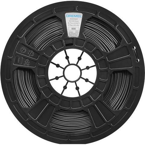 Dremel ECO ABS 1,75mm BLACK 0,75kg 3D FILAMENT (ABS, 1.75 mm, 750 g, Schwarz), 3D Filament, Schwarz