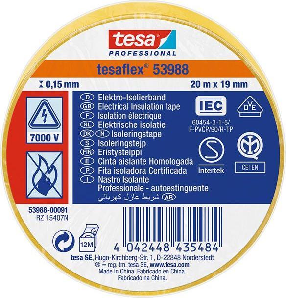 Image du produit tesa Ruban isolant (19 mm)