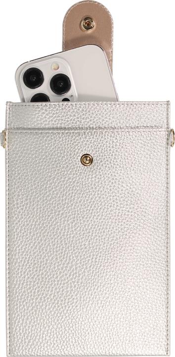 Actual product image PhoneLook Pochette à bandoulière universelle pour smartphone en cuir végétal avec lanière en cuir (végétal)