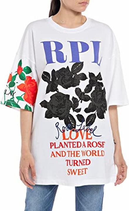 Produktbild Replay Felpa Etichetta Rosa (XL)