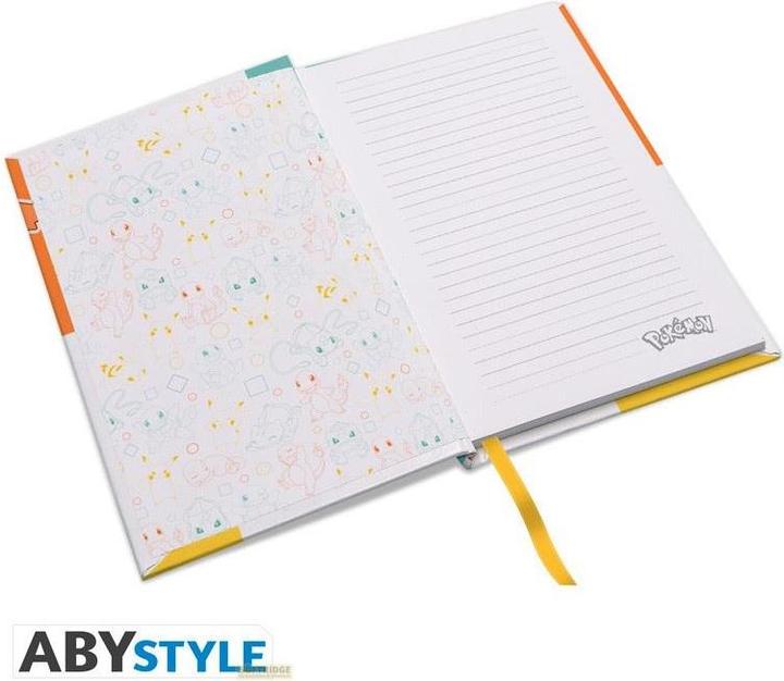 Immagine prodotto ABYstyle Pokemon A5 Notebook: Kanto Starters (A5, Righe, Copertina morbida)