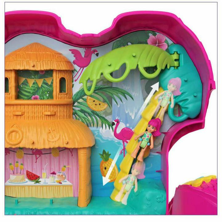 Produktbild Polly Pocket Flamingo-Party Spielset, inkl. 2 Figuren & Zubehör