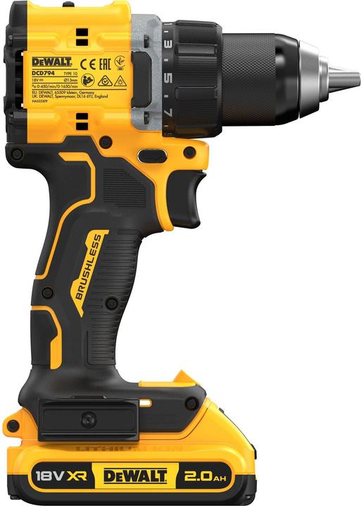 Produktbild DeWalt Akku-Bohrschrauber DCD794D2T 18 V, 2 Ah