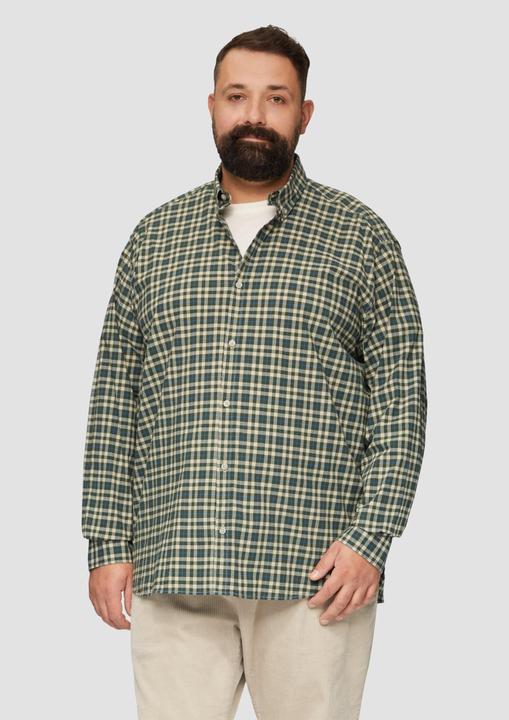 Immagine prodotto s.Oliver Hemd Hemd mit Button-Down-Kragen aus Baumwollstretch (3XL)