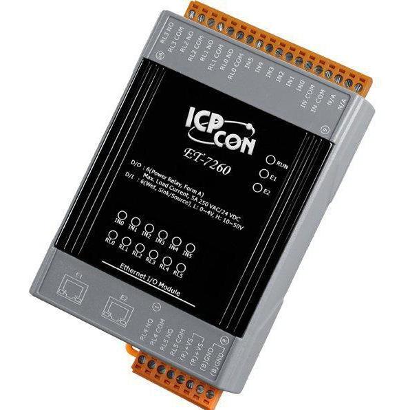 Moxa MODBUS/TCP I/O MODULE, 2x LAN, Netzwerkadapter