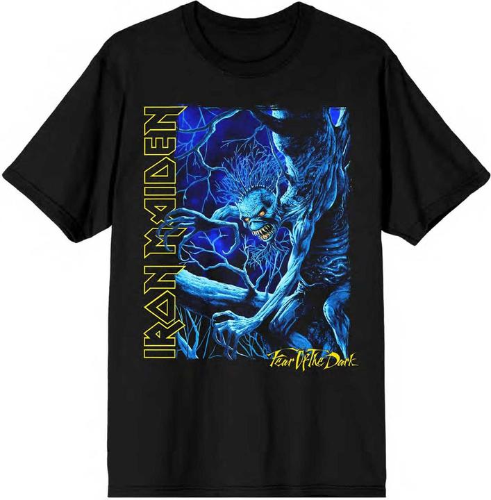 Immagine prodotto Music Brand Maglietta Unisex Adulto Fear Of The Dark Eddie Vertical Logo (XXL)