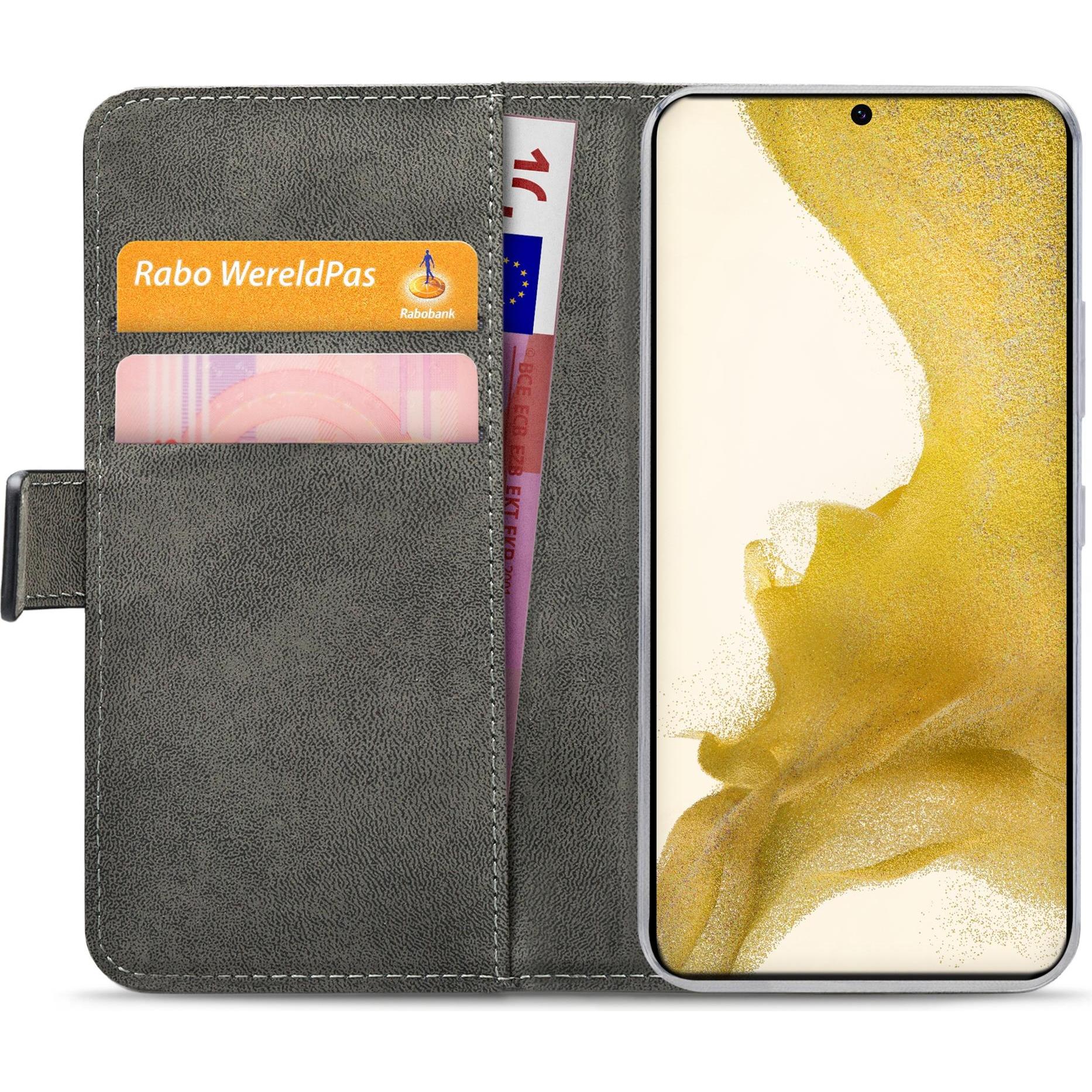 Mobilize Klassische Gelly-Geldbörse (Samsung Galaxy S22 5G), Smartphone Hülle, Schwarz