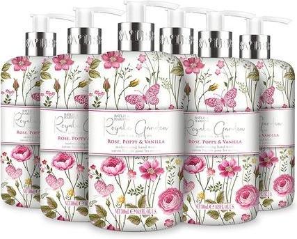Produktbild Baylis & Harding Royale Garden Rose Poppy & Vanilla Hand Wash 500ml (Flüssigseife, 500 ml)